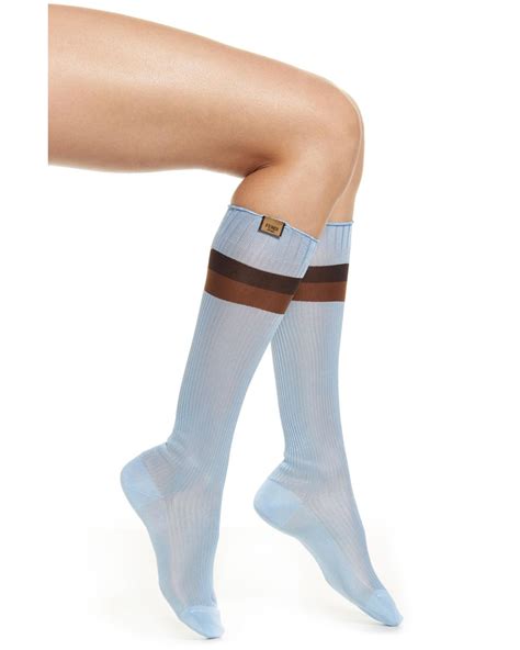 fendi steumpfhose|fendi knee high socks.